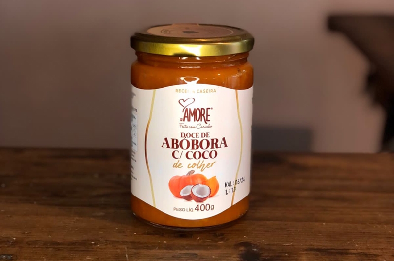 Doce de Abóbora com Coco